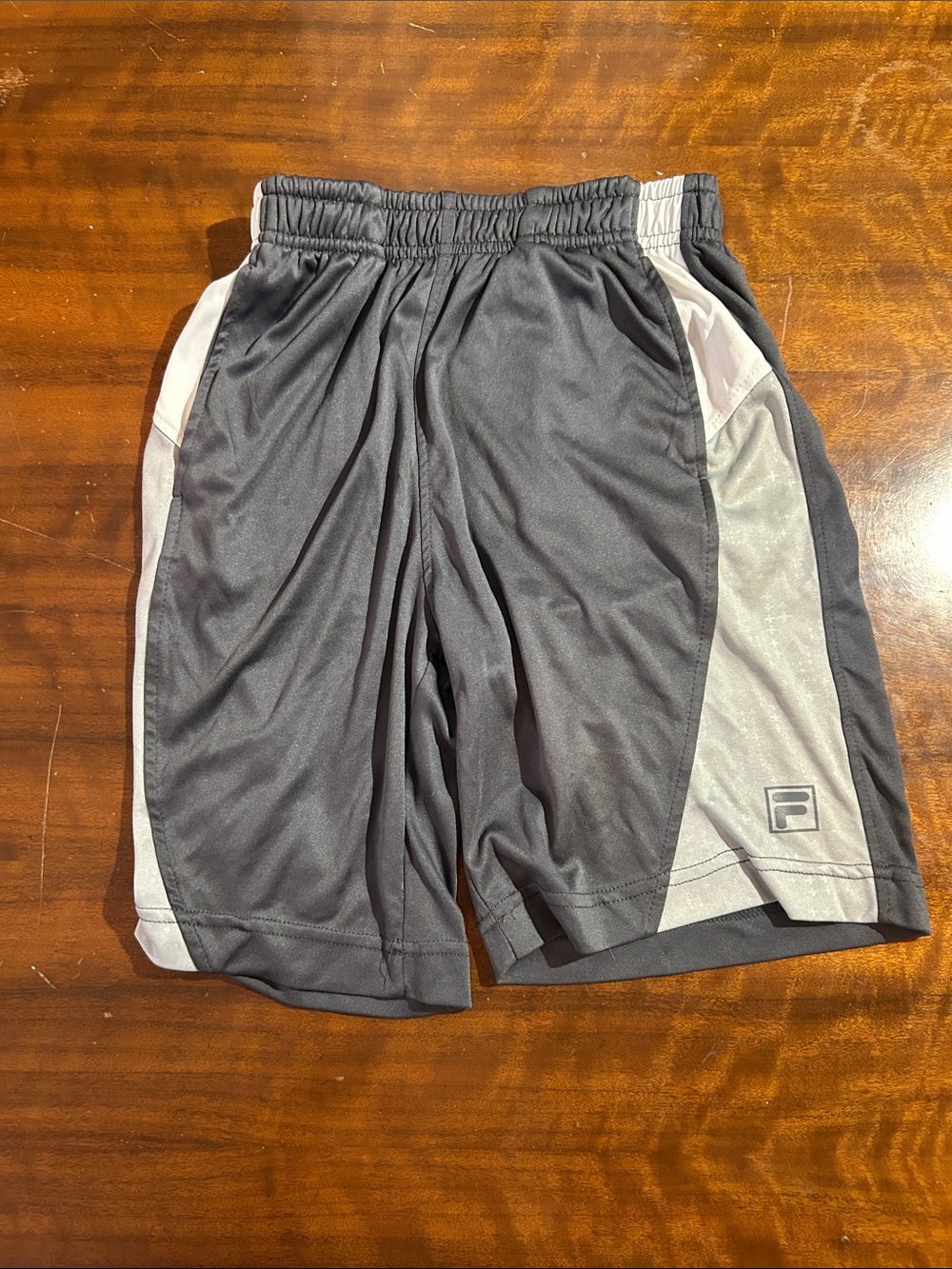 Fila Men's Dark Gray and Light Gray Athletic Shorts